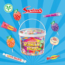 Swizzels Party Mix Tub 785g Retro Sweets in Bulk Vegan Friendly Family Favourite Sweets Ideal for Parties Birthdays Halloween Christmas large