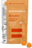 MEDAHUMAN® Recover | 750mg CBD Gummies for Stress & Anxiety Relief (30 Servings) | High Strength & NO THC Gummy with Vitamin A, D3, and Zinc to Help Bolster Your Immune System | Orange Flavour