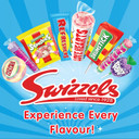 Swizzels Sweet Tubs, Fun Gums Strawberry Tarts, Fruit Flavour Foam and Jelly Gums, Sharing Tub of Sweets, Free From Artificial Colours (120 Sweets Approximately) (Pack of 2)