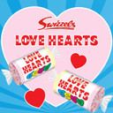 Swizzels Love Hearts Mini Rolls Candy Bag 3 kg (Packaging may vary) & Double Lollies, 3 Kg