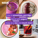 Haskapa | Superberry Powder | Made With 100% Natural Vegan Whole Haskap Berries | High in Vitamin C + Antioxidants | Gluten Free | Superfood Made from Freeze Dried Berries | (30 Day Supply)