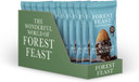 FOREST FEAST Salted Dark Chocolate Almonds 12 x 40g | Dark Chocolate Coated Salted Almonds with Real Belgian Dark Chocolate, Gluten Free High Protein Vegan Snack FOREST FEAST Salted Dark Chocolate Almonds 12 x 40g | Dark Chocolate Coated Salted Almonds with Real Belgian Dark Chocolate, Gluten Free High Protein Vegan Snack