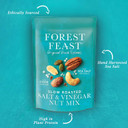 FOREST FEAST Slow Roasted Salt & Vinegar Nut Mix 8 x 120g | Sea Salt & Cider Vinegar Roasted Nut Mix with Cashews, Almonds, Peanuts, Pecans & Pumpkin Seeds | Vegan Snack