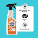 Marcel's Green Soap - Kitchen Cleaner Spray - Orange & Jasmine - Degreaser Spray - 97% biodegradable - 500ml