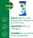 Dettol Antibacterial Surface Cleaning Wipes (Pack of 126) - FT011 Dettol Antibacterial Surface Cleaning Wipes (Pack of 126) - FT011