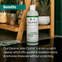 Delphis Eco Ceramic and Induction Hob Non Scratch Cleaner 500ml Ceramic Hob Cleaner Eco Friendly Hob Cleaner