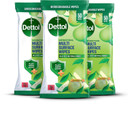 Dettol Antibacterial Multi-Surface Wipes, Plant-Based, Crisp Pear Scent, 3 Pack of 50 Dettol Antibacterial Multi-Surface Wipes, Plant-Based, Crisp Pear Scent, 3 Pack of 50