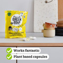 Marcel's Green Soap Dishwash Tablets - Grapefruit & Lime - 97% biodegradable - Natural ingredients - 25 tablets