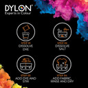DYLON Hand Dye, Fabric Dye Sachet for Clothes, Soft Furnishings and Projects, 50 g - Fresh Orange