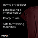 Dylon Washing Machine Fabric Dye Pod Intense Black, 350g, Packaging May Vary