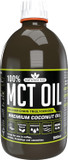 Natures Aid MCT Oil 500ml Caramel - Add to Coffee Shakes Smoothies or Dressings - 100 Percent Premium Coconut Oil Pure Sustainably Sourced Vegan Vegetarian GMP Standards Rapid Absorbed for Energy
