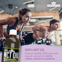Natures Aid MCT Oil 500ml Caramel - Add to Coffee Shakes Smoothies or Dressings - 100 Percent Premium Coconut Oil Pure Sustainably Sourced Vegan Vegetarian GMP Standards Rapid Absorbed for Energy