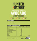 Hunter & Gather Extra Virgin Avocado Oil 500ml | 100% Natural Cold Pressed, Unrefined and Bottled in UK | Versatile for Cooking, Drizzling & Dipping I Seed-Oil Free