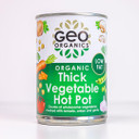 Geo Organics Vegetable Hot Pot 400g (Pack of 1) - Organic One-Pot Dish with Carrots, Parsnips, Potatoes, Mushrooms, and Tomatoes | Vegan & Gluten-Free | Heat & Serve for Quick and Flavorful Meals