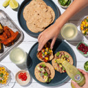 Cantina Del Sabor Malibu Tacos, Californian Style Soft Taco Meal Kit, 15 Gluten Free Soft Corn Tacos With Avocado Salsa & Crumb Seasoning, 410 g (Pack of 1)