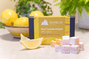 Ozerlat Real Turkish Delight; Zesty Lemon  Luxury Gourmet Artisan Dessert Sweets, Premium Quality Natural Ingredients, Vegan, Gluten Free (200g)