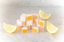 Ozerlat Real Turkish Delight; Zesty Lemon  Luxury Gourmet Artisan Dessert Sweets, Premium Quality Natural Ingredients, Vegan, Gluten Free (200g)