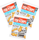 Burtons Fish & Chips Salt & Vinegar (30 x 40g Grab Bag)