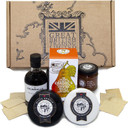 Luxury Cheese and Port Hamper with 2x Snowdonia Cheese Truckles & Chutney, Churchills Port & Cradocs Pear Crackers - From Great British Trading Luxury Cheese and Port Hamper with 2x Snowdonia Cheese Truckles & Chutney, Churchills Port & Cradocs Pear Crackers - From Great British Trading
