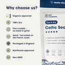 Feel Complete - 200g Fine & Dry Celtic Salt  No Grinding Needed  Organic Approved, 82 Essential Minerals  Healthy Celtic Sea Salt Organic Alternative to Table Salt