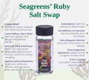 Seagreens Seaweed & Sea Salt, The Ruby One, 55g, 1-6 Months Supply, Table Salt Replacement with Umami Flavour