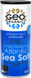 Geo Organics Atlantic Sea Salt Shaker 500g (Pack of 6) | Organically Approved Fine Sea Salt | Natural & Hand Crafted | Additive-Free, Non-GMO, Gluten-Free, Vegan | Free From Anti-Caking Agents