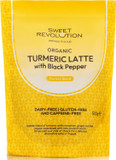 Sweet Revolution Organic Turmeric Latte with Black Pepper Barista Blend (1 x 500g) Catering Pack. Gluten Free, Dairy Free, Refined Sugar-Free