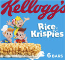 Kellogg's Rice Krispies Cereal and Milk Bar Box, 6 x 20g