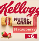 Kellogg's Nutri-Grain Strawberry Breakfast Bakes Cereal Bars 6x37g 222g