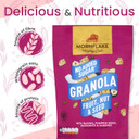Mornflake - Crunchy Orchard Granola. 1x 500g Sachets Bags. High Fibre Granola Cereal Multipack, Breakfast Cereal with Sultanas & Dried Apple Slices Mix, All Natural Ingredients (Pack of 1)