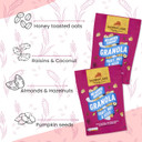 Mornflake - Crunchy Orchard Granola. 1x 500g Sachets Bags. High Fibre Granola Cereal Multipack, Breakfast Cereal with Sultanas & Dried Apple Slices Mix, All Natural Ingredients (Pack of 1)