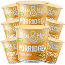 Bio&Me: Golden Syrup Gut-Loving Porridge 8-Pack (8 x 65g pots) - High in Fibre, Low Sugar - On The Go Breakfast
