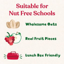 Angelic Free From 16 Pack Apple & Raspberry Oat Squares. Vegan Allergen Free Kids Snack Oat Bars For Snacks & Lunch Box. Nut, Gluten, Egg & Dairy Free Multipack Kids Snack Bars (16 x 30g Bars)
