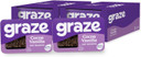 Graze Cocoa Vanilla Oat Flapjacks, Vegetarian Healthy Snacks, High in Fibre, 3 Bars per Punnet, Whole Oats & Natural Flavours - Packaging may vary - (18 x 50g Snacks)