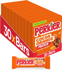 Perkier Cocoa Orange Bars (30 Bars), Vegan, Gluten Free, Protein, High Fibre, Lower Sugar Snack, Natural Ingredients, Lower Calorie, Healthy, No Palm Oil, Nut Bar, Carbon Neutral Perkier Cocoa Orange Bars (30 Bars), Vegan, Gluten Free, Protein, High Fibre, Lower Sugar Snack, Natural Ingredients, Lower Calorie, Healthy, No Palm Oil, Nut Bar, Carbon Neutral