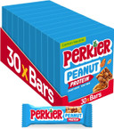Perkier Peanut Bars (30 Bars), Vegan, Gluten Free, Protein, High Fibre, Lower Sugar Snack, Natural Ingredients, Lower Calorie, Healthy, No Palm Oil, Nut Bar, Carbon Neutral Perkier Peanut Bars (30 Bars), Vegan, Gluten Free, Protein, High Fibre, Lower Sugar Snack, Natural Ingredients, Lower Calorie, Healthy, No Palm Oil, Nut Bar, Carbon Neutral