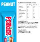 Perkier Peanut Bars (30 Bars), Vegan, Gluten Free, Protein, High Fibre, Lower Sugar Snack, Natural Ingredients, Lower Calorie, Healthy, No Palm Oil, Nut Bar, Carbon Neutral Perkier Peanut Bars (30 Bars), Vegan, Gluten Free, Protein, High Fibre, Lower Sugar Snack, Natural Ingredients, Lower Calorie, Healthy, No Palm Oil, Nut Bar, Carbon Neutral