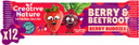 Creative Nature Snack Bars | Mixed - Berry & Beetroot and Mango & Carrot Flavour | Gluten Free | Oat and Fruit | Healthy Kids Snack Bar, Lunchbox Snacks | Top 14 Allergen Free |12 Bars x 25g