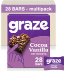 Graze - Healthy Snacks flapjacks cherry bakewell oats bars - Packaging may vary - (Cherry Bakewell, 9 x 50g)