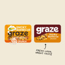 Graze - BBQ Snacks - Healthy Snacks Alternative for Crisps, Mixed Nuts & Pretzels - Perfect if You Love Corn, Broad Beans and Corn Hoops Mixed Savoury Vegan Snacks (9x28g pack)