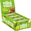 Nakd Apple & Cinnamon Fruit & Fibre Bar - Vegan - Gluten Free - Healthy Snack, 44g (Pack of 16 bars) Nakd Apple & Cinnamon Fruit & Fibre Bar - Vegan - Gluten Free - Healthy Snack, 44g (Pack of 16 bars)