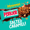 Perkier Salted Caramel Dark Chocolate Bars (15 Bars), Vegan, Gluten Free, Protein, High Fibre, Lower Sugar Snack, Natural Ingredients, Lower Calorie, Healthy, No Palm Oil, Nut Bar, Carbon Neutral Perkier Salted Caramel Dark Chocolate Bars (15 Bars), Vegan, Gluten Free, Protein, High Fibre, Lower Sugar Snack, Natural Ingredients, Lower Calorie, Healthy, No Palm Oil, Nut Bar, Carbon Neutral