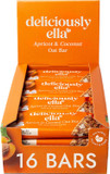 Deliciously Ella - Apricot & Coconut Oat Bar, Gluten-Free, Vegan Friendly, Healthy Snack, 50g (16 bars)