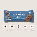 Deliciously Ella - Cacao & Almond Oat Bar, Gluten-Free, Vegan Friendly, Healthy Snack, 50g (16 bars) Deliciously Ella - Cacao & Almond Oat Bar, Gluten-Free, Vegan Friendly, Healthy Snack, 50g (16 bars)