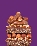 TRIBE Protein Flapjacks - Choc Hazelnut - Great-Tasting Natural Plant Energy - Vegan, Dairy Free & Gluten Free (12 x 50g Bars)