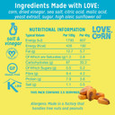 LOVE CORN Salt & Vinegar Crunchy Corn Snack 115g x 6 Bags  Healthy Snacks Ideal for Gluten Free & Vegan Diets  Low Sugar Alternative for Crisps, Mixed Nuts & Pretzels  Perfect To Graze On