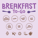 Protein Balls Breakfast Mixed Variety Pack by The Protein Ball Co - 100% Natural, Plant Based, Vitamin Enriched, Protein Snacks - 10 x 45g Bags - High Fibre, Gluten Free, No Added Sugar