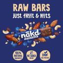 Nakd Blueberry Muffin Natural Fruit & Nut Bars - Vegan - Healthy Snack - Gluten Free - 35g x 18 bars (Pack of 2)