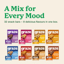 Graze - Protein Snacks Selection box - Peanut Butter & Cocoa Vanilla - Packaging may vary - Total 18 Snacks