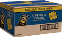 Walkers Cheese and Onion Crisps Multi-Pack Box, 32.5 g, Case of 32